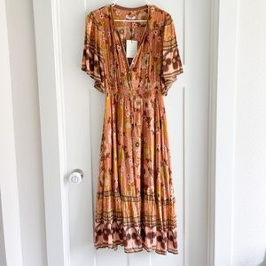 BNWT SPELL & THE GYPSY MAXI DRESS BUTTERCUP GOWN SIZE L